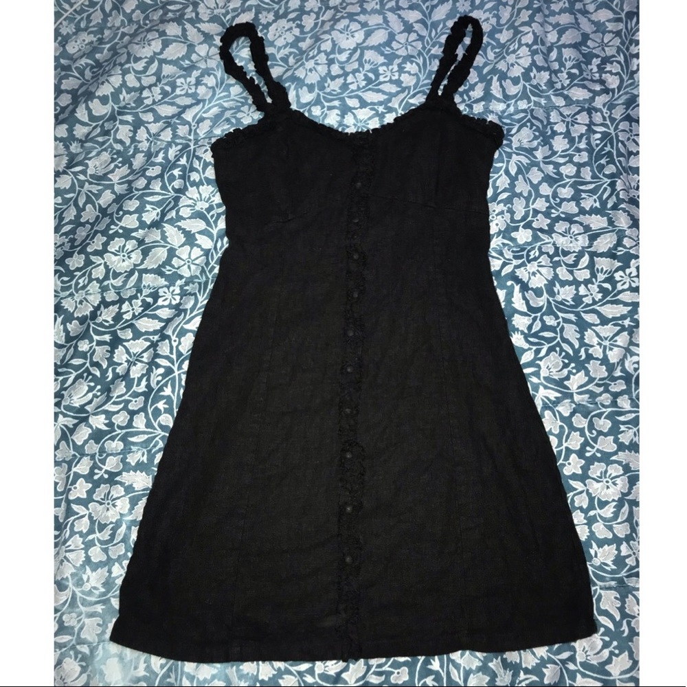 Tight black dress